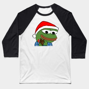 christmas teddy bear pepe Baseball T-Shirt